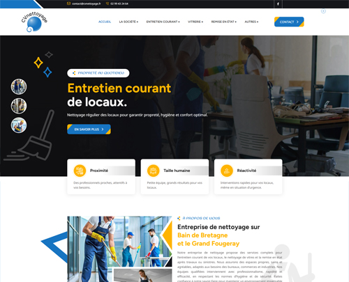 Création de sites internet sur Rennes et référencement naturel et seo réalisés par pensons digital
